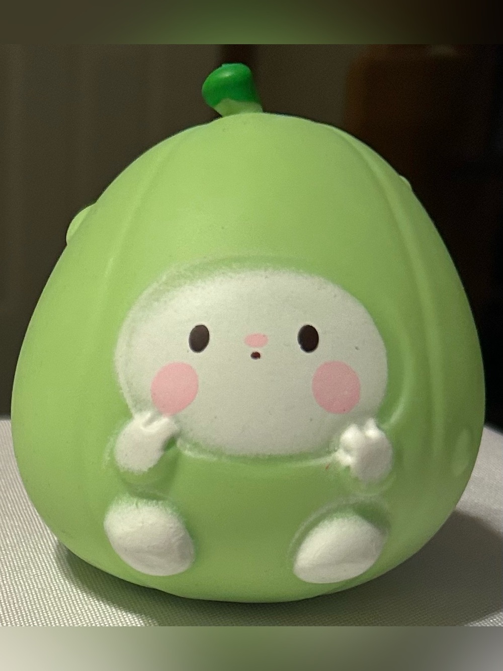 Cute Green Avocado Plush Squishy Toy - Adorable Baby Character